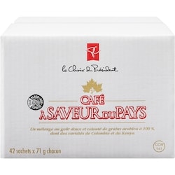 le Choix du Président Café À Saveur Du Pays 42x71.0 g, 2,55 $/100g