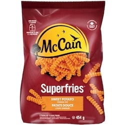 McCain Superfries® Sweet Potato Crinkle Cut Fries 454 g, $1.32/100g