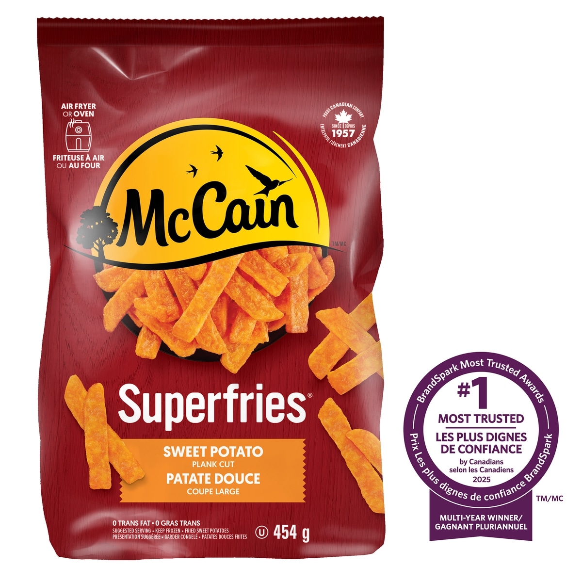 McCain Superfries Sweet Potato Plank Cut Fries