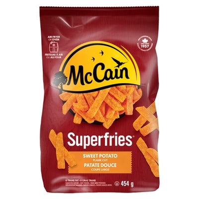 McCain Superfries Sweet Potato Plank Cut Fries 454 g, $0.66/100g