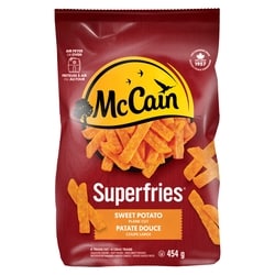 McCain Frites de patate douce à coupe large Superfriesᴹᴰ 454 g, 1,10 $/100g