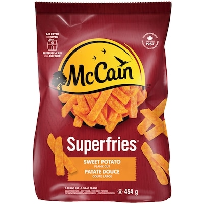 McCain Frites de patate douce à coupe large Superfriesᴹᴰ 454 g, 1,32 $/100g
