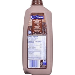 QUÉBON Lait au chocolat 1 % 2 l, 0,30 $/100ml
