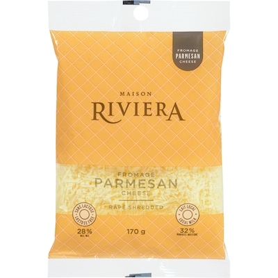 Riviera Cheese, Shredded Parmesan 170 g, $4.71/100g