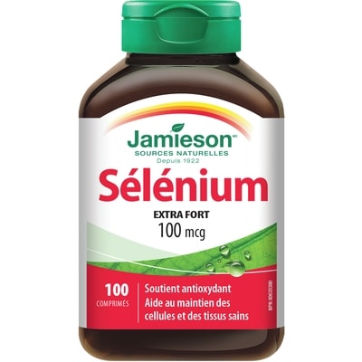 Jamieson Sélénium extra fort 100 mcg 100 ea, 0,15 $/1ch