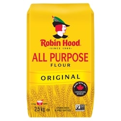 Robin Hood Farine tout usage original 2.5 kg, 0,26 $/100g