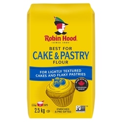 Robin Hood Gâteaux et pâtisseries farine à gâteaux et pâtisseries 2.5kg 2.5 kg, 0,25 $/100g