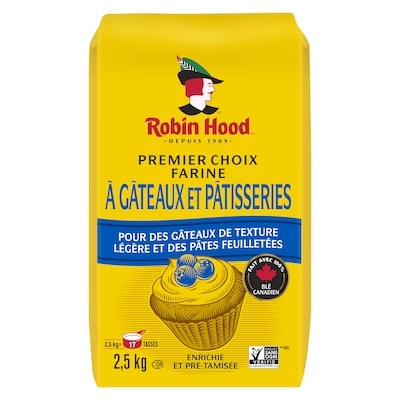 Robin Hood Farine idéale pour gâteaux et pâtisseries 2.5 kg, 0,26 $/100g