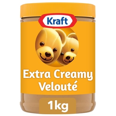 Kraft Beurre d’arachide velouté 1 kg, 0,80 $/100g