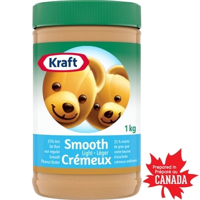 Kraft Smooth Light Peanut Butter 1 kg, $0.70/100g