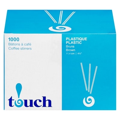 null Brown Plastic Coffee Stir Sticks 1000 ea, $0.00/1ea