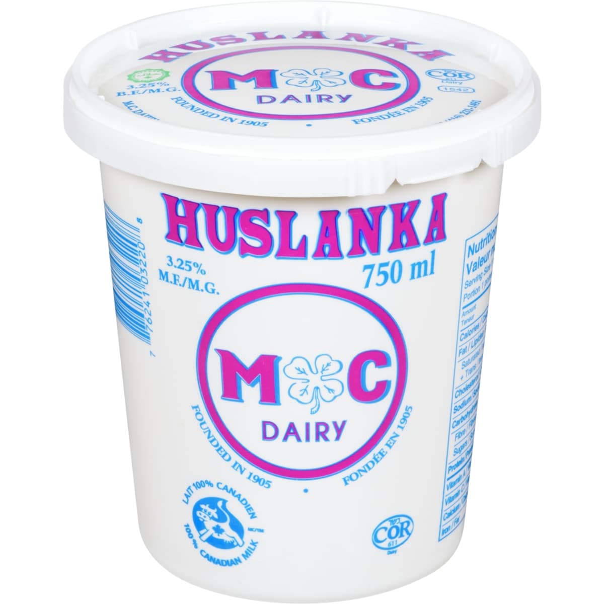 Mc Dairy Huslanka Yogurt 750 ml, $0.60/100ml
