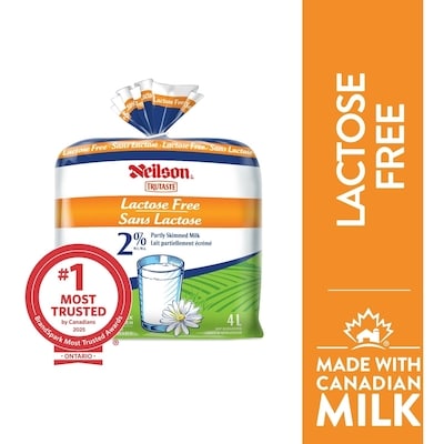 Neilson 2% Lactose Free Milk 4 l, $0.27/100ml