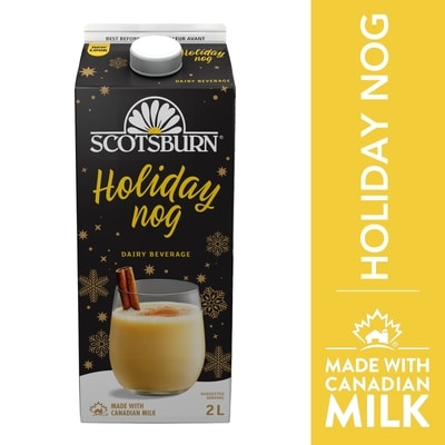 Scotsburn Eggnog 2 l, $0.39/100ml