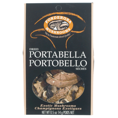null Champignons portobello séchés 14 g, 35,71 $/100g