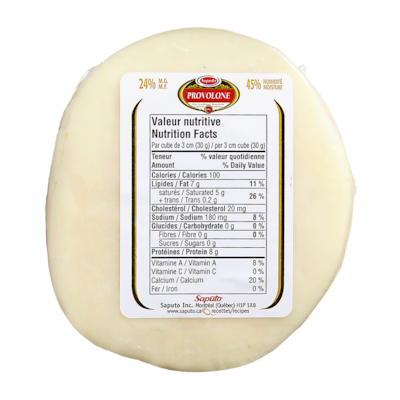 Saputo Provolone Cheese $36.90/1kg $16.74/1lb