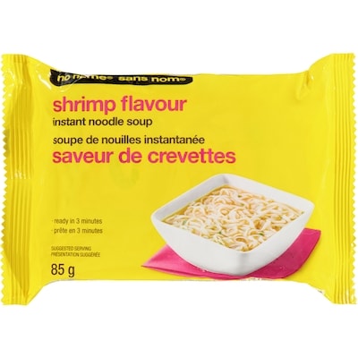No Name Shrimp Flavour Instant Noodle Soup 85 g, $0.46/100g