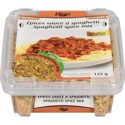 Dion Spaghetti Sauce Spices     122 g, $3.28/100g
