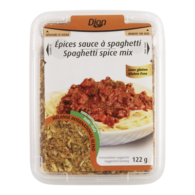Dion Épices pour sauce à spaghetti Dion 122 g, 3,28 $/100g