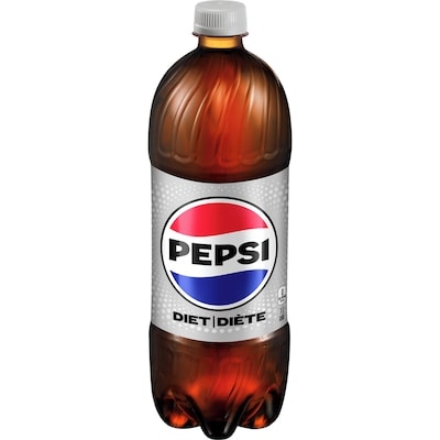 Pepsi Diet Soda 1 l, $0.18/100ml