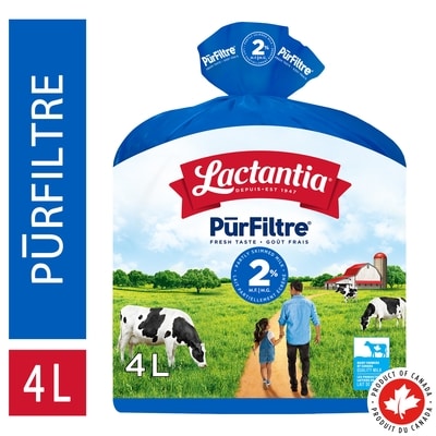 Purefilter Purfiltre. lait partiellement écrémé 2 % 4 l, 0,21 $/100ml