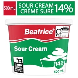 Beatrice Crème sure 14 % 500 ml, 0,96 $/100ml