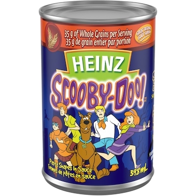 Heinz Scooby-Doo Shaped Pasta 398 ml, $0.75/100ml
