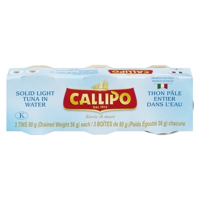 Callipo Tuna Natural      3x80.0 g, $3.33/100g