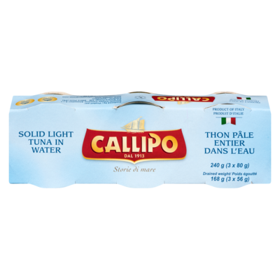Callipo Tuna Natural      3x80.0 g, $2.91/100g