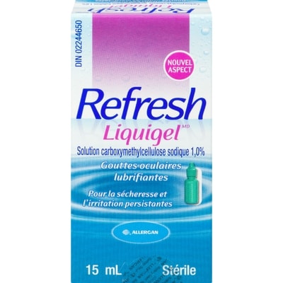 Refresh Gouttes oculaires lubrifiantes Liquigel 15 ml, 79,93 $/100ml