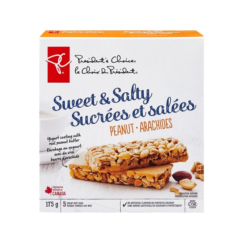 Sweet and Salty Peanut Chewy Nut Bars