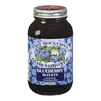 Last Mountain Tartinade aux bleuets 950 ml, 1,00 $/100ml