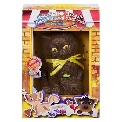 Jean Talon Chaton en chocolat, creux 300 g, 5,33 $/100g