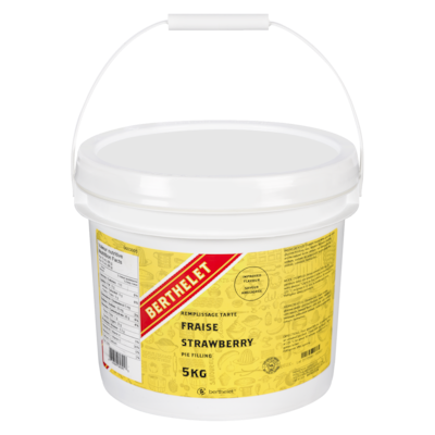 Berthelet Pie Filling, Strawberry 5 kg, $0.82/100g