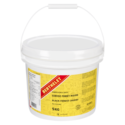 Berthelet Pie Filling, Black Forest 5 kg, $1.00/100g