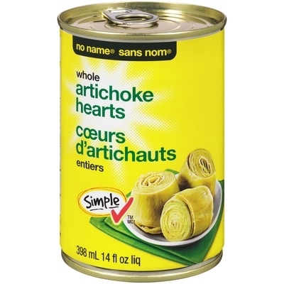 No Name Whole Artichoke Hearts 398 ml, $1.26/100ml