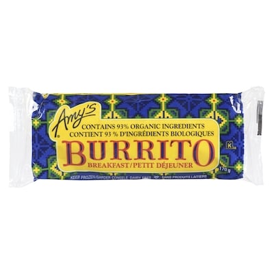 Amys Organic Burrito, Breakfast 170 g, $3.24/100g