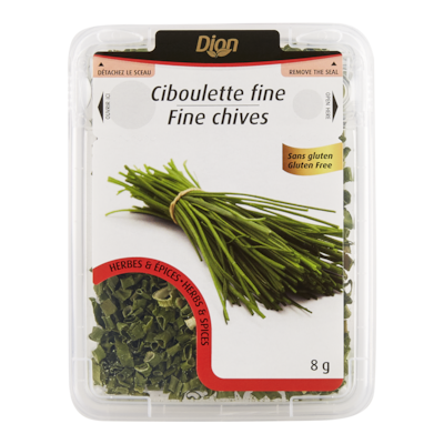 Dion Petite ciboulette 8 g, 50,00 $/100g