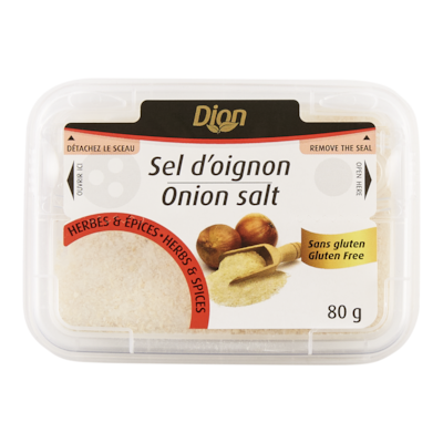 Dion Dion Sel d'oignon 80 g, 3,75 $/100g
