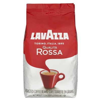 Lavazza Roasted Coffee Beans Qualità Rossa 1 kg, $2.40/100g
