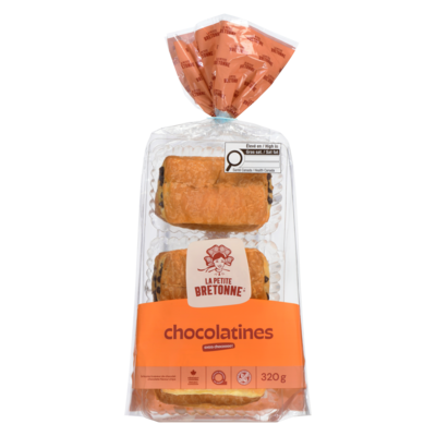 La Petite Bretonne Chocolatines 320 g, 1,25 $/100g