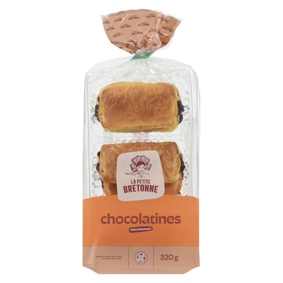 La Petite Bretonne Chocolatines 320 g, 1,08 $/100g