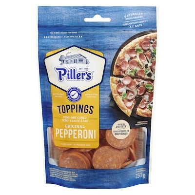 Pillers Pepperoni, Sliced 250 g, $29.96/1kg $3.00/100g