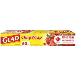 ClingWrap Plastic Wrap, 60m