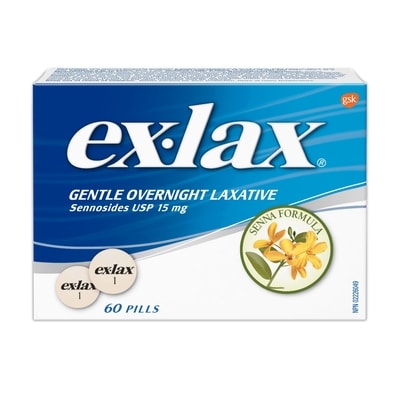 Ex-Lax Tablets 60 ea, $0.33/1ea