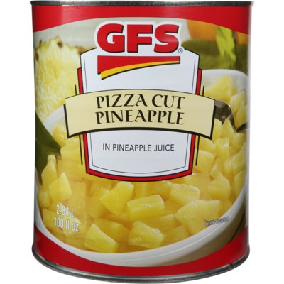 GFS Pineapple Pizza Tidbits     2.84 l, $0.56/100ml