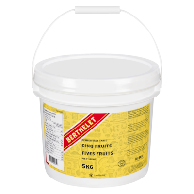 Berthelet Garniture pour tarde, 5 fruits 5 kg, 0,94 $/100g