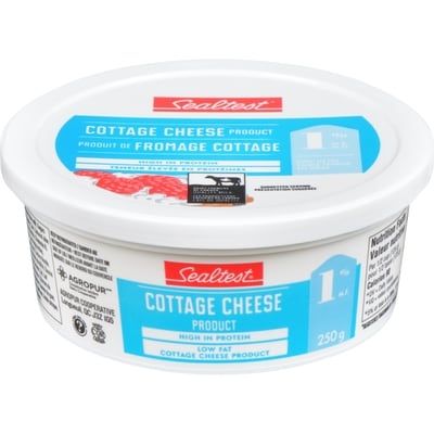 Sealtest 1% Cottage Cheese 250 g, $1.60/100g