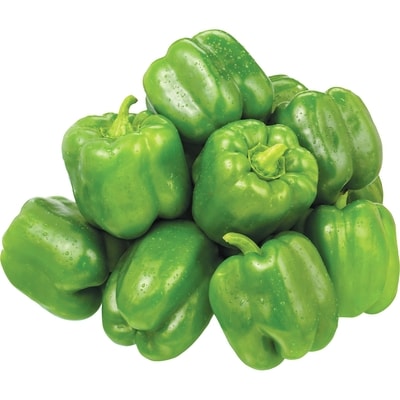 null Poivrons verts demi-caisse 1 ea, 18,00 $/1ch