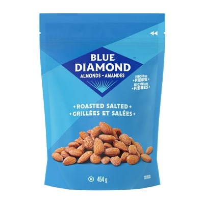 Blue Diamond Roasted Almonds, Salted 454 g, $3.30/100g